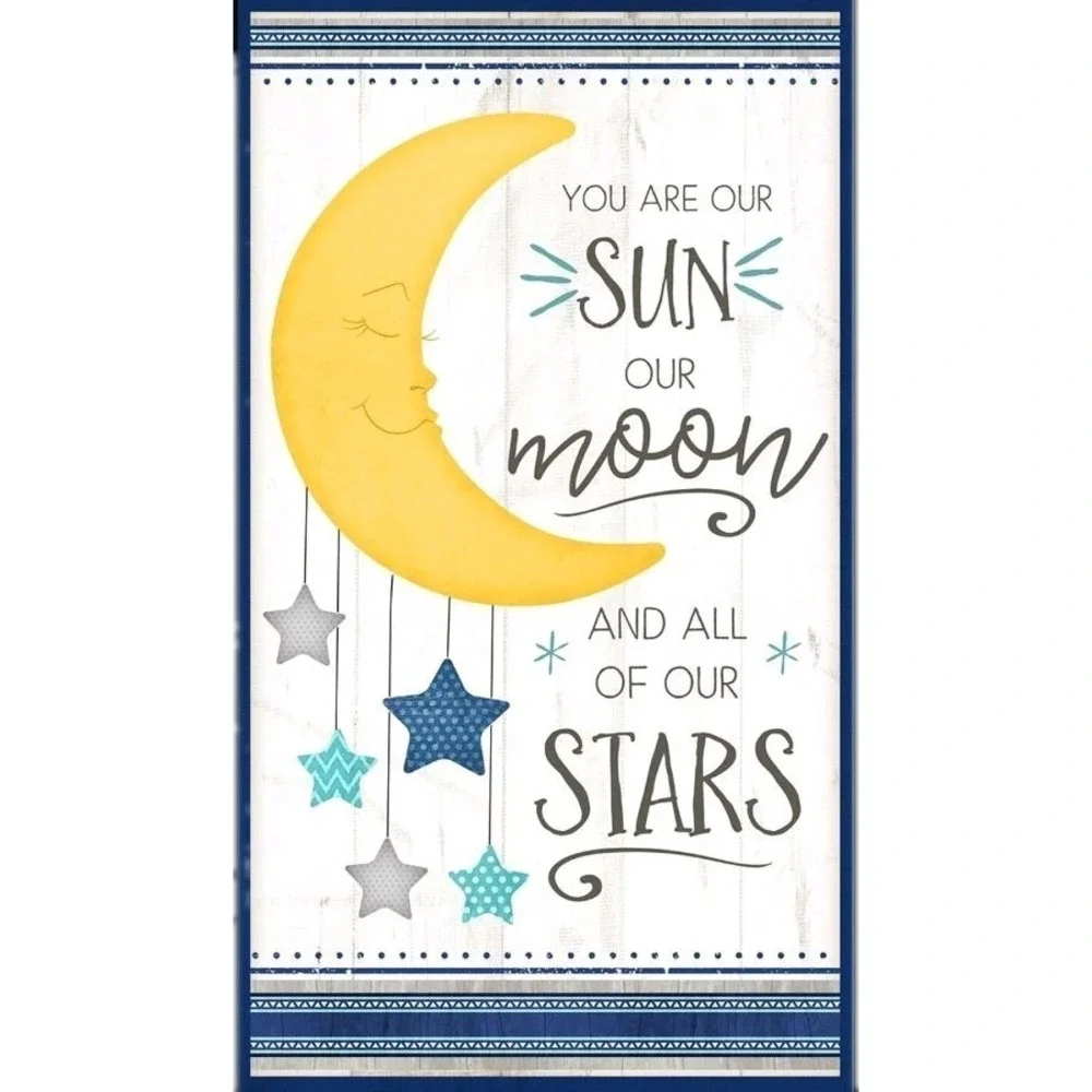 All Our Stars Panel by Jennifer Pugh for Wilmington Prints Baby Quilt 44